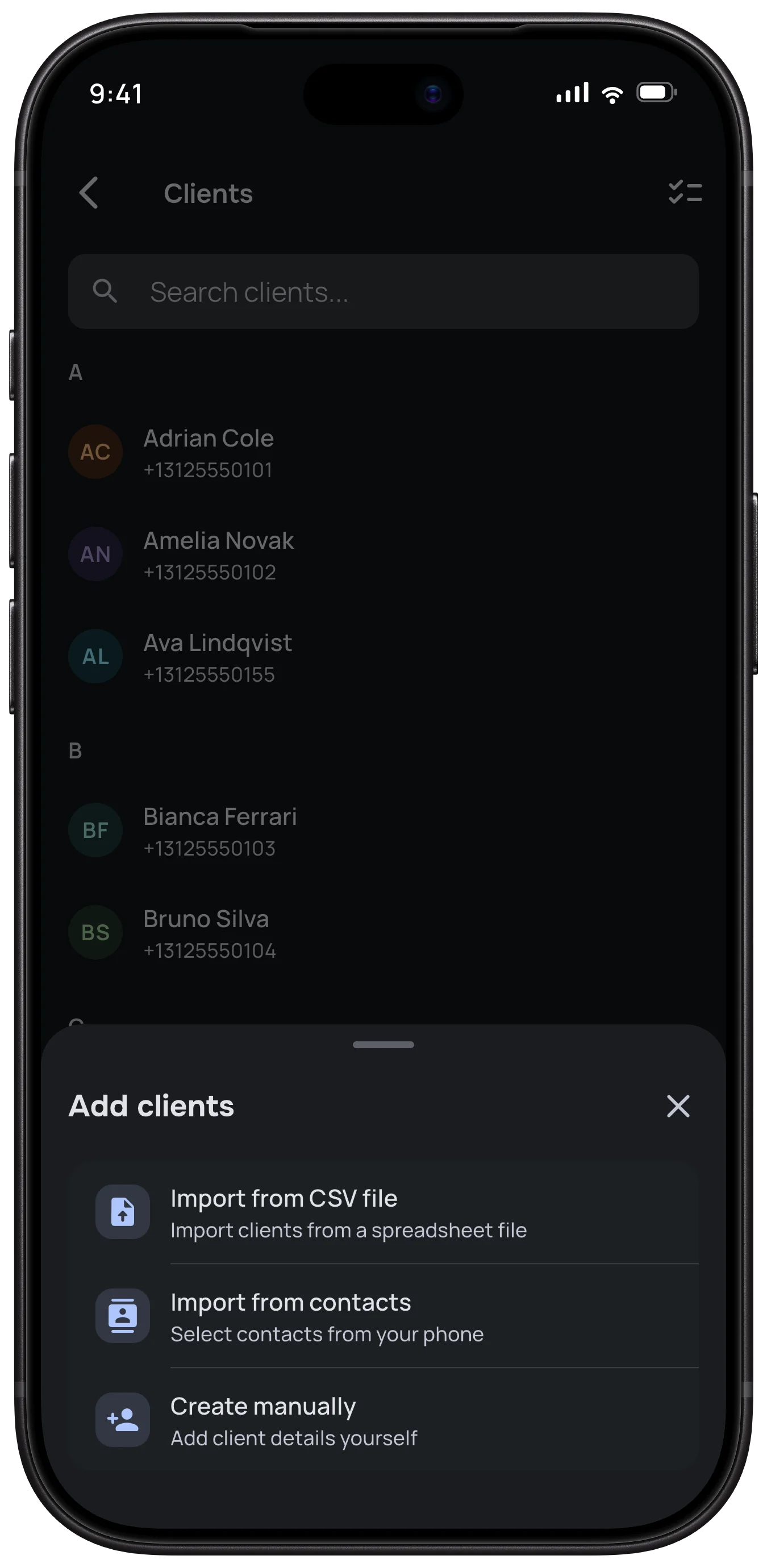 Client profile
